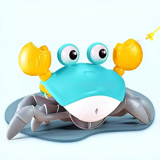 Crawling Crab Musical Toy – Green, Hand Sensor LED, Rechargeable