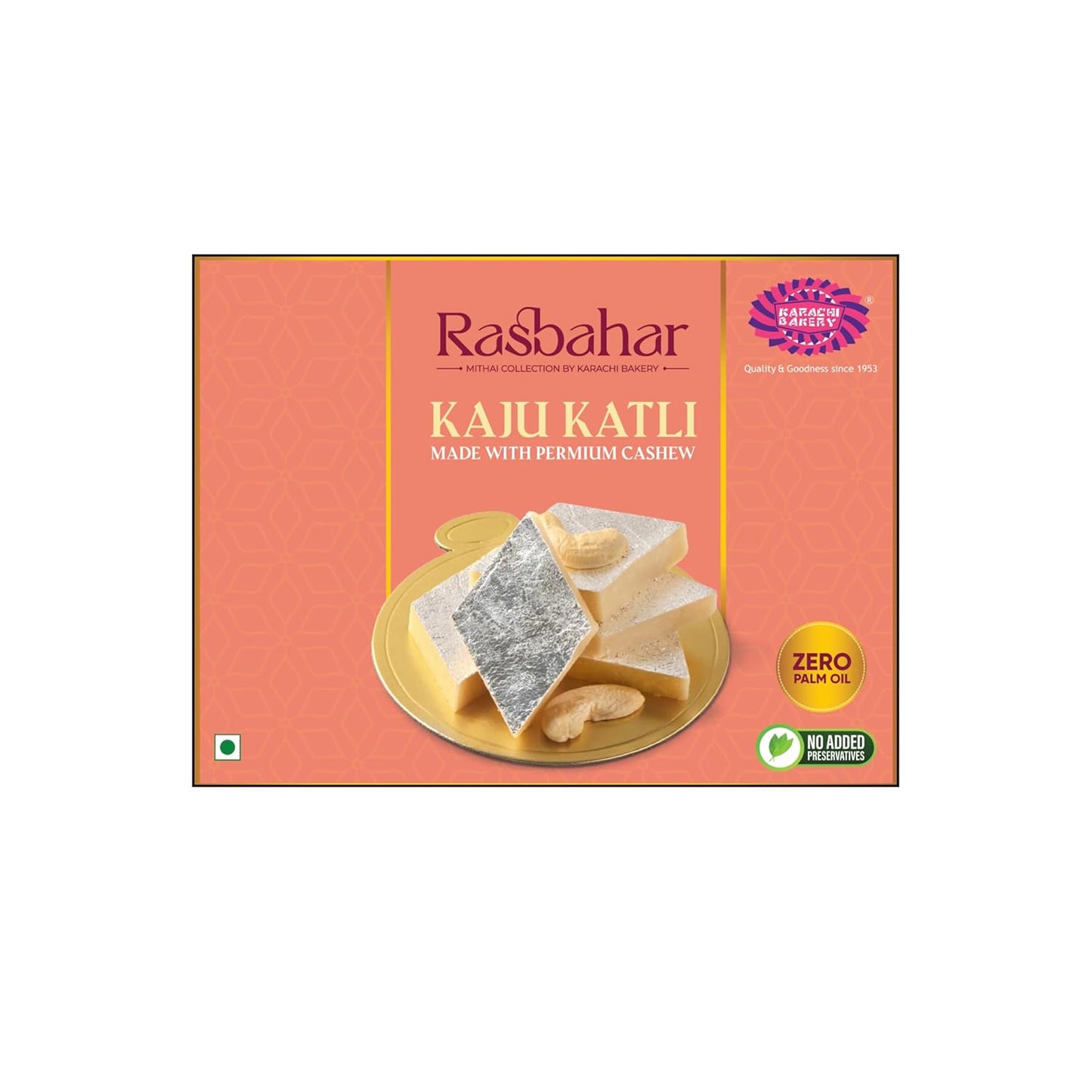 Karachi Bakery Kaju Katli – 200 g | Indian Sweet &amp; Festive Mithai