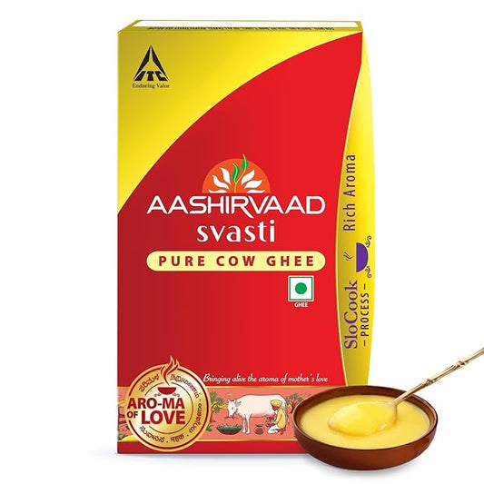 Aashirvaad Pure Cow Ghee, 1L Tetrapack