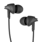 In-Ear Wired Earphones with Mic – Black