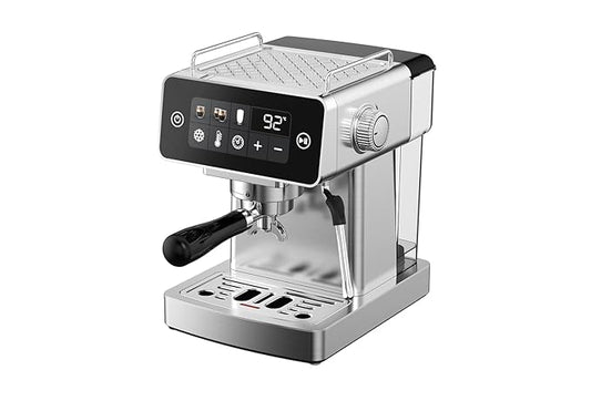 Coffee Machine – Stainless Steel, 20 Bar Pump, 1500W