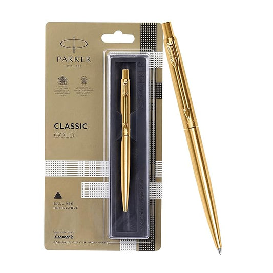 Parker Classic Gold Trim Ball Pen – Blue Ink