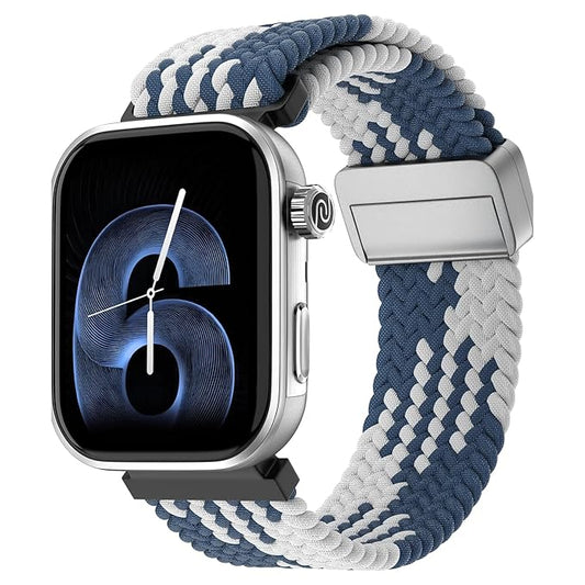 Smart AI Companion Smartwatch – 1.85" AMOLED | Multicolor Strap