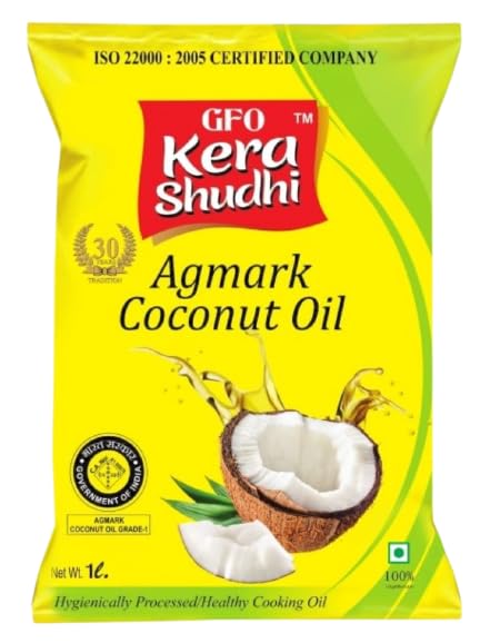 GFO Kera Shudhi Agmark Coconut Oil – 1L Pouch