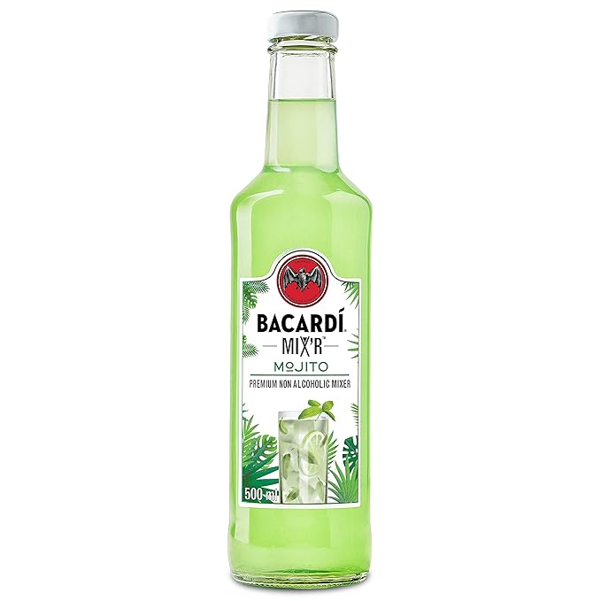 Bacardi Mixers – Mojito (500ml) | Non-Alcoholic Premium Cocktail Mixer