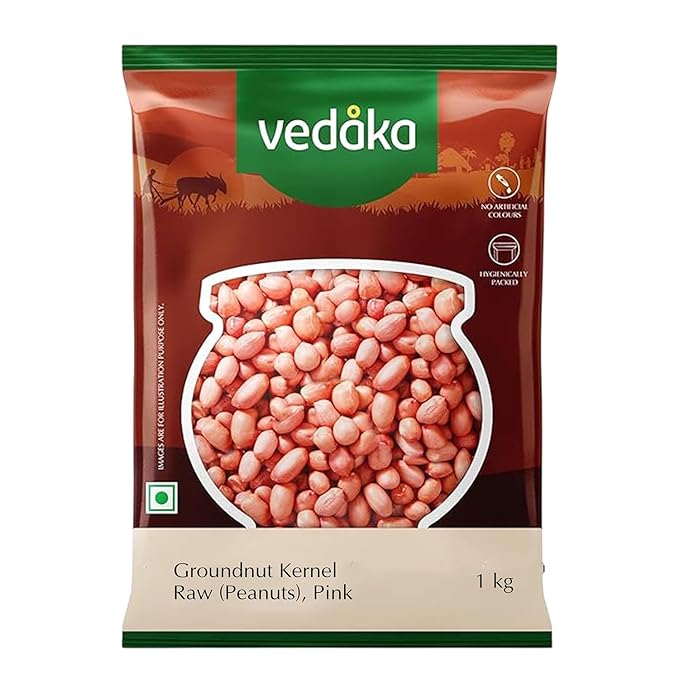 Vedaka Raw Pink Peanuts – 1kg