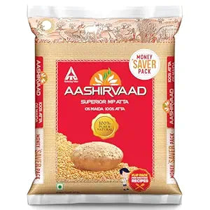 Aashirvaad Superior MP Atta – 10kg (100% Whole Wheat, 0% Maida)