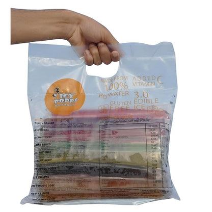 CY POPPS Edible Ice Sticks – Assorted Pack of 36 | 11 Refreshing Flavours | Mango, Guava, Orange, Kala Khatta &amp; More | Gluten-Free &amp; Vitamin C Enriched