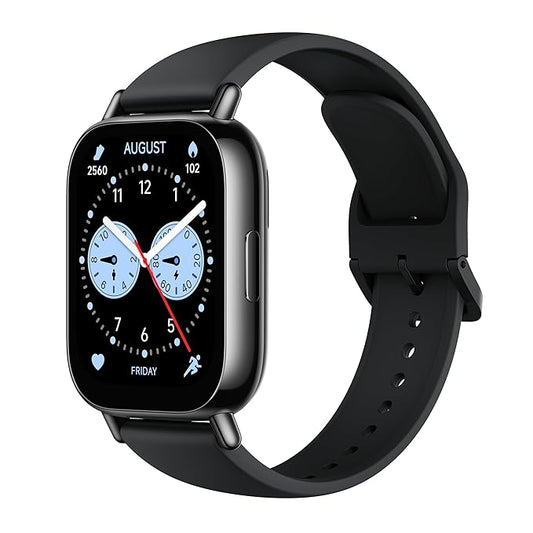 Premium Smartwatch – 1.96" AMOLED | GPS | Bluetooth Calling | Black