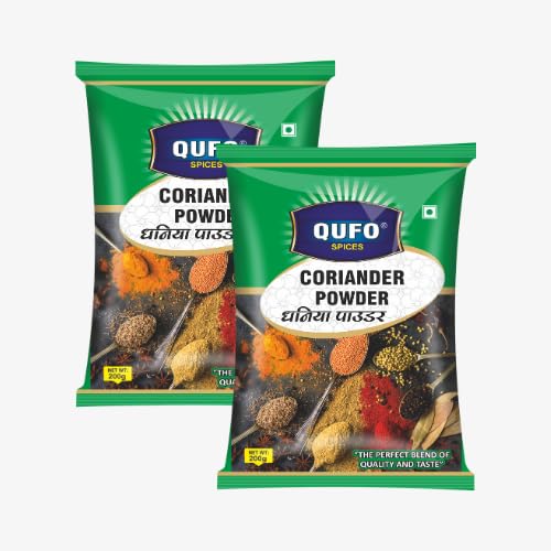 QUFO Coriander Powder – 400g (Pack of 2 x 200g)
