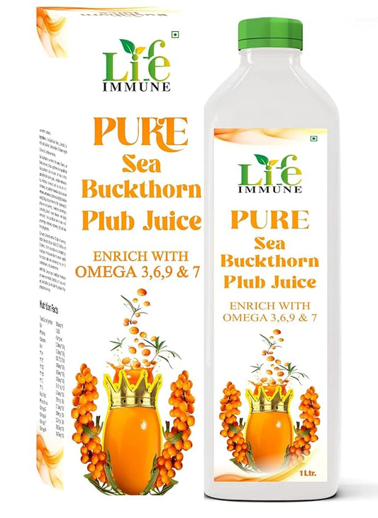Life Immune Pure Sea Buckthorn Pulp Juice – 1 Litre