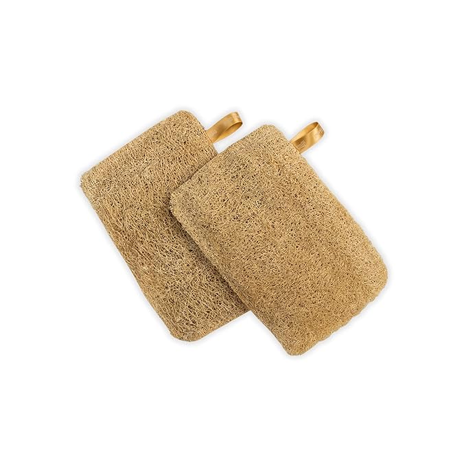 Nat Habit Natural Sun Dried Bath Loofah – Pack of 2