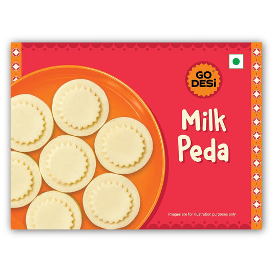 GO DESi Milk Peda – 200 g | Indian Mithai &amp; Sweets Gift Pack