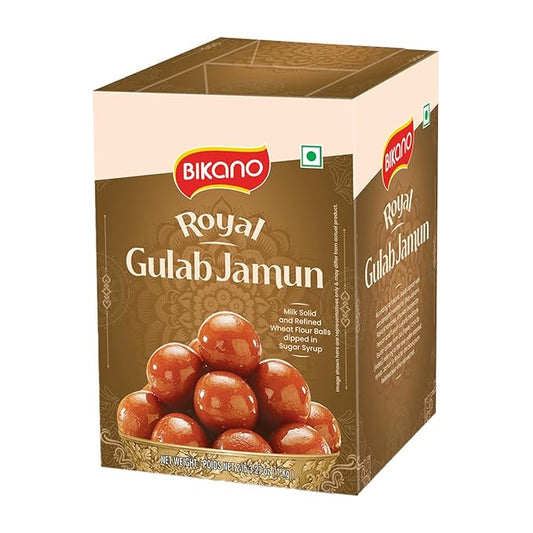 Bikano Royal Gulab Jamun – 1 kg | Traditional Indian Sweet