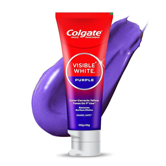 🦷 Colgate Visible White Purple Toothpaste – 120g