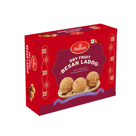 Haldiram's Mithas Besan Ladoo – 400 g | Indian Sweets &amp; Diwali Gift Pack