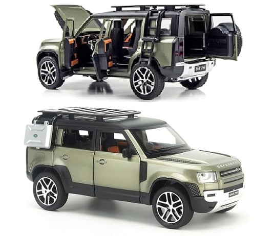 🚗 Range Rover Defender Toy 1:32 Scale Model Car – Alloy Metal, Pull-Back, Big Size