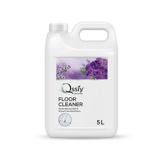 Qssiy Surface &amp; Floor Cleaner Liquid – Bathroom &amp; Tiles Cleaning (Lavender, 5L)