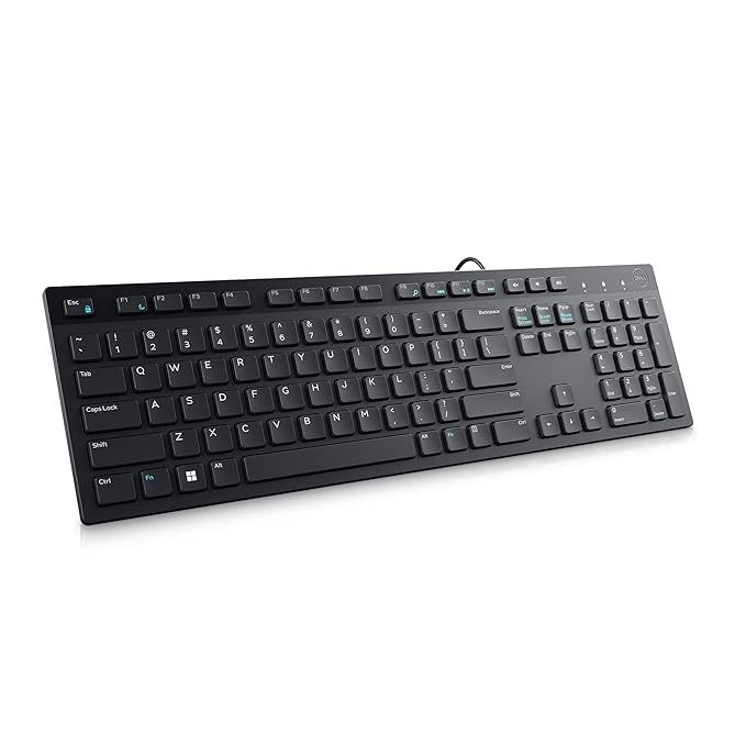 Wired Multimedia Keyboard – Full-Size Layout with USB Interface