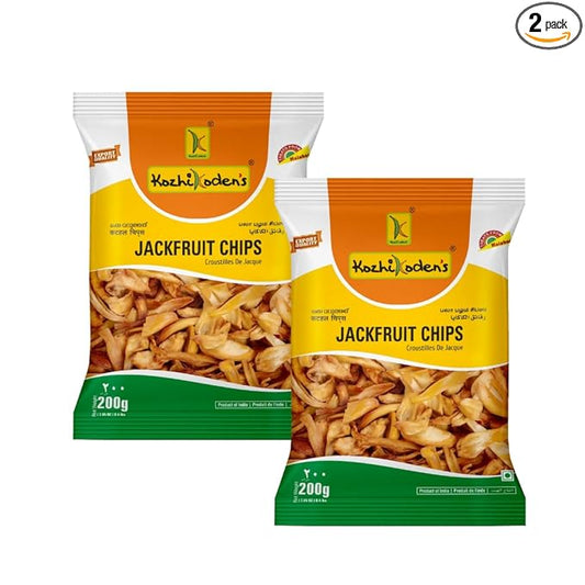 Jackfruit Chips – Authentic Kerala Snack, Combo Pack (2 x 200g)