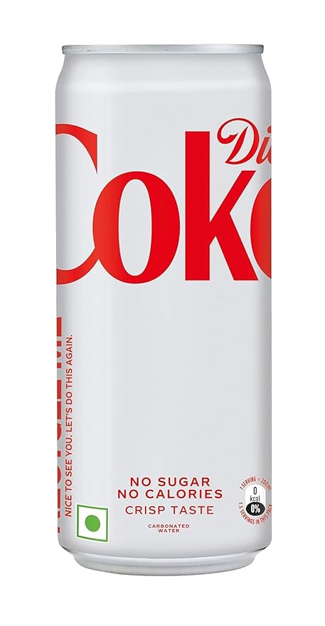 Coca-Cola Diet Soft Drink – 300 ml (Pack of 6)