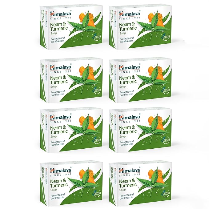 Himalaya Neem &amp; Turmeric Soap – 125g (Pack of 8)