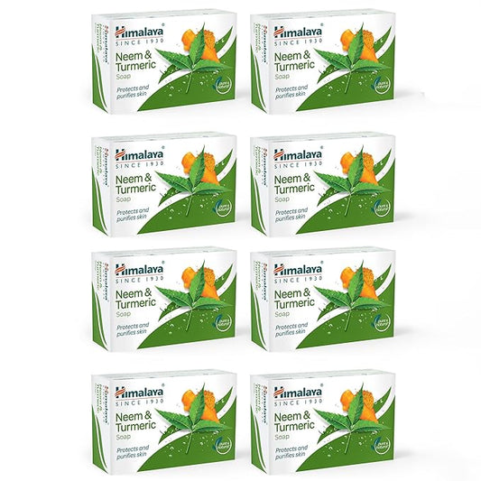 Himalaya Neem &amp; Turmeric Soap – 125g (Pack of 8)