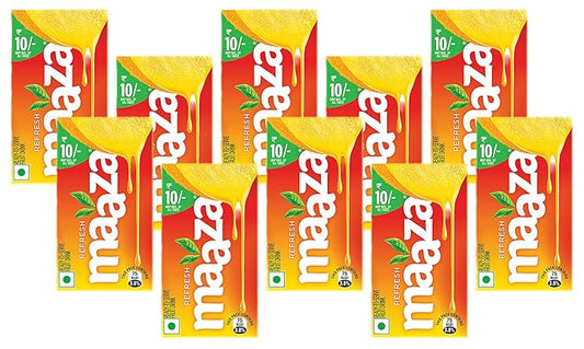 Maaza Mango Drink – Original Flavour, 135ml Tetra Pack (Pack of 10)