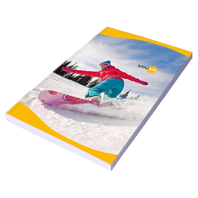 Soft Bound Notebook – Single Line, 172 Pages, Pack of 6 (17cm x 27cm)